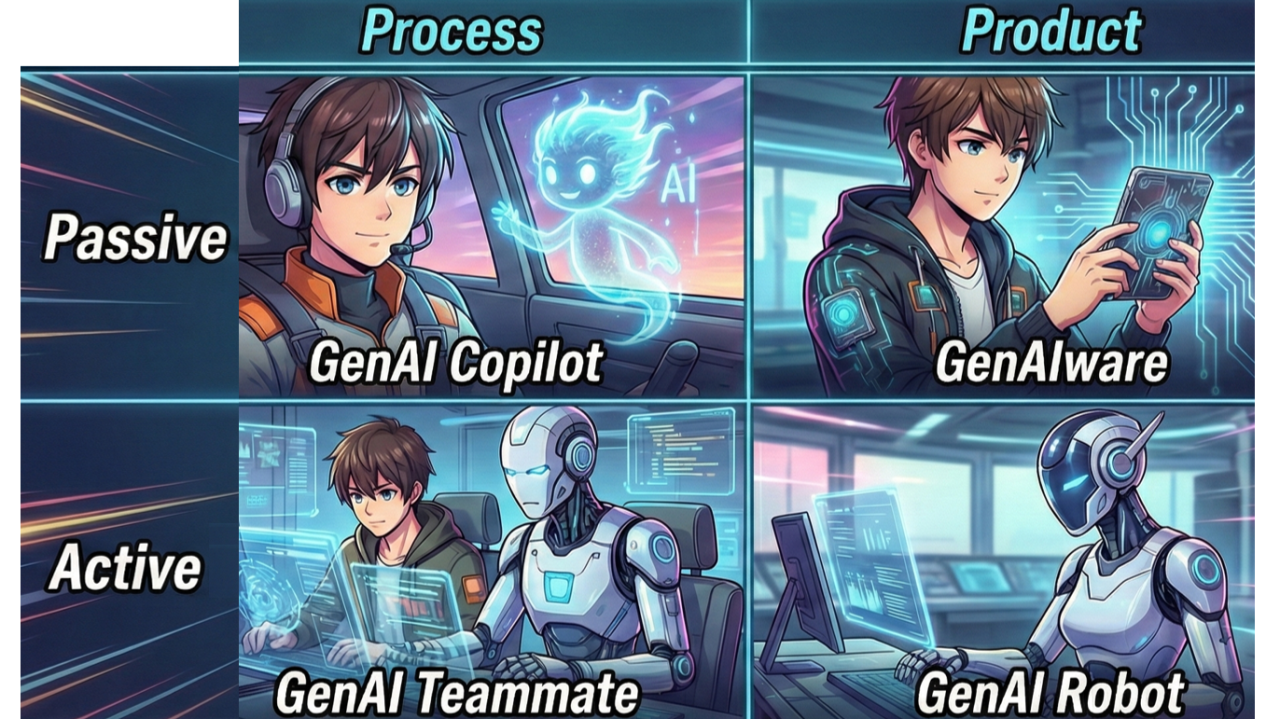 Four Forms of GenAI in SE